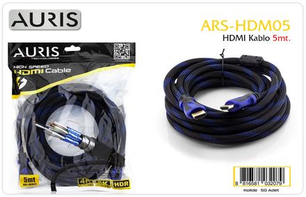 Auris HDM05 HDMİ Kablo 5M